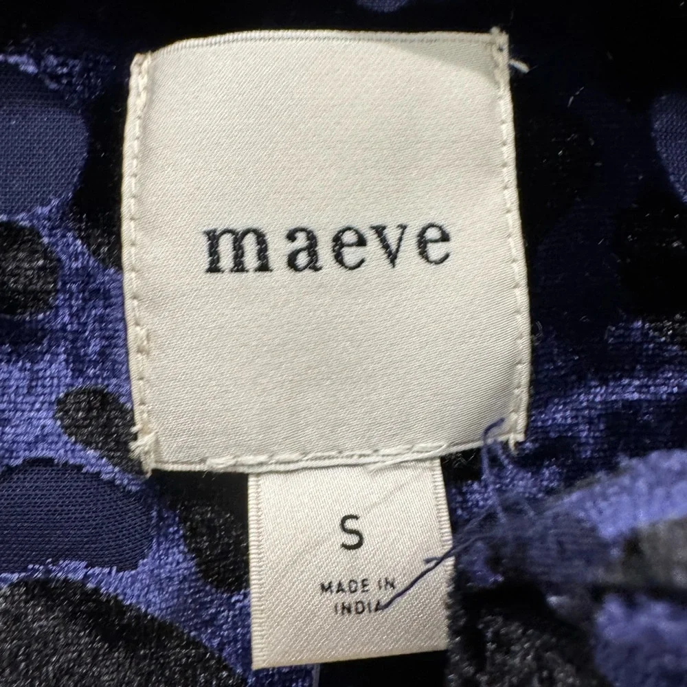 Anthropologie Maeve Bettina Velvet Tiered Mini Short Dress - Picture 4 of 10